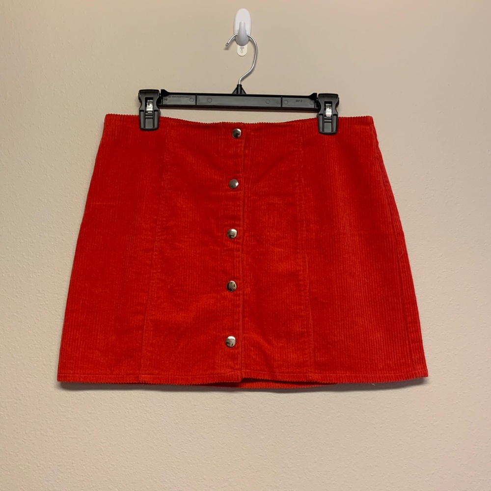 Red Mini Skirt